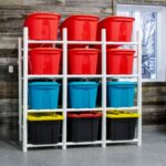 69" H x 68" W x 27.5" D 4 Shelf Shelving Unit