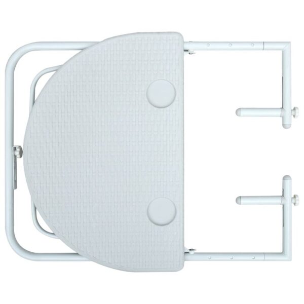 White Aulani Fliptop Outdoor Table - Image 2