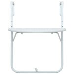 White Aulani Fliptop Outdoor Table