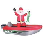 Fishing Santa Inflatable
