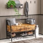 Industrial Shoe Storage Cabinet Bench - Image 6