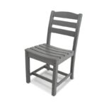 Slate Gray La Casa Café Patio Dining Chair (Set of 2) - Image 3