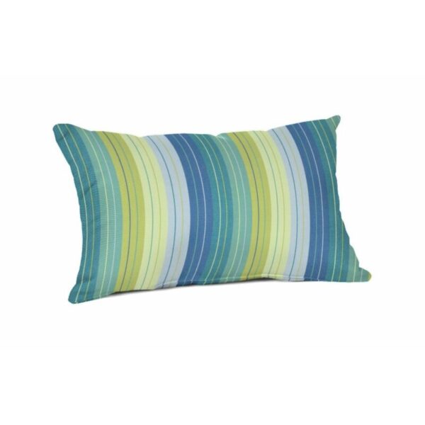 Seville Seaside Paradigm Striped Sunbrella® Indoor/Outdoor Throw Pillow - Image 2