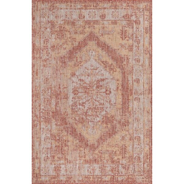 Shelly Rust Red Indoor/Outdoor Rug - Image 2