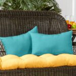 Teal Shipton Indoor/Outdoor Throw Pillow (Set of 2) - Image 2