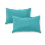Teal Shipton Indoor/Outdoor Throw Pillow (Set of 2) - Image 5