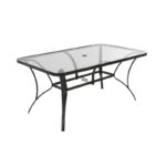 Shropshire Glass Outdoor Dining Table - Image 2