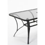 Shropshire Glass Outdoor Dining Table - Image 3