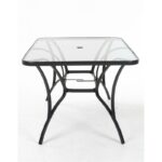 Shropshire Glass Outdoor Dining Table - Image 4