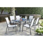 Shropshire Glass Outdoor Dining Table - Image 7