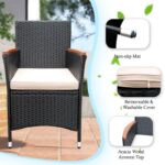 Simervir Rectangular 8 - Person Outdoor Dining Set - Image 6