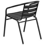 Siyam Metal Restaurant Stack Chair with Aluminum Slats - Image 6