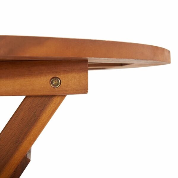 Snowden Acacia Fliptop Outdoor Bistro Table - Image 4