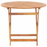 Snowden Acacia Fliptop Outdoor Bistro Table - Image 8