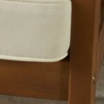 Solid Wood 4 - Person Seating Group with Cushions - Image 3