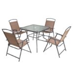 Spirit Square 4 - Person Outdoor Dining Set - Image 2