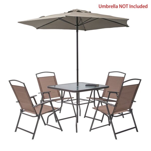 Spirit Square 4 - Person Outdoor Dining Set - Image 7