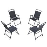 Spooner Folding Patio Dining Chair (Set of 4) - Image 2