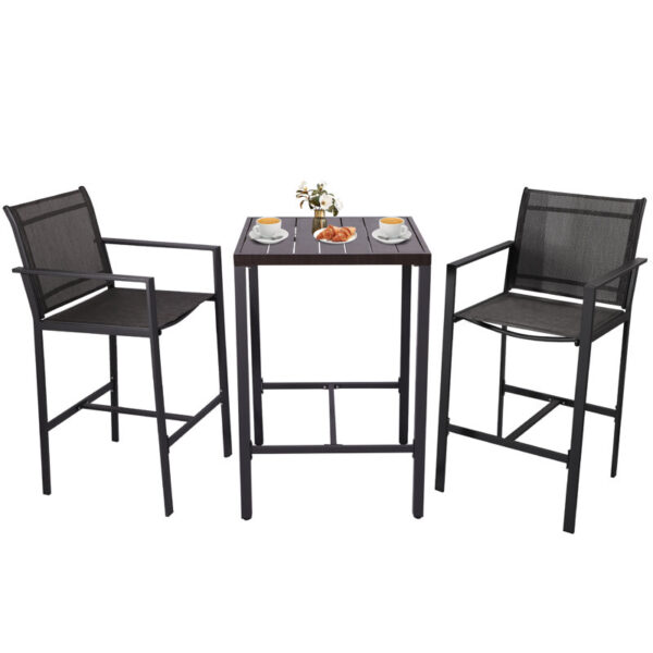 Square 2 - Person Outdoor Dining Set - Image 2