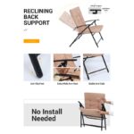 Square 2 - Person Outdoor Dining Set - Image 6