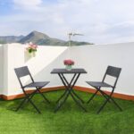 Square 2 - Person Outdoor Dining Set (Set of 2)