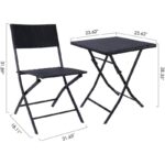 Square 2 - Person Outdoor Dining Set (Set of 2) - Image 3
