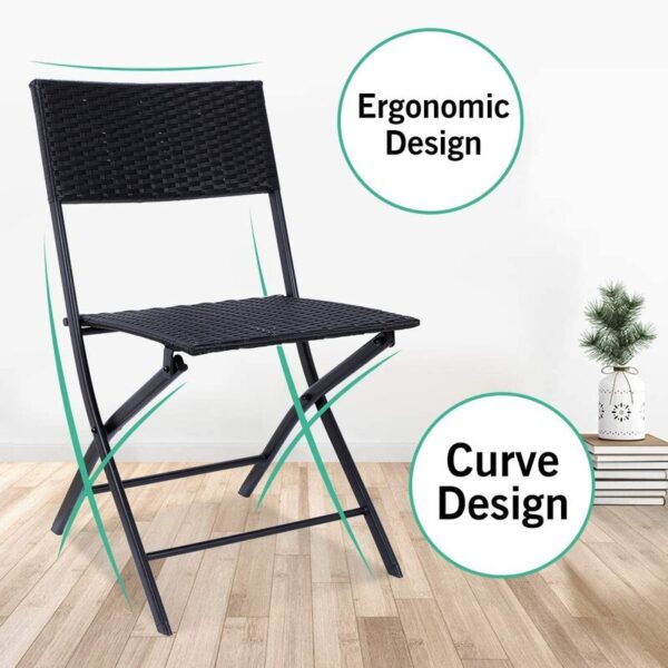 Square 2 - Person Outdoor Dining Set (Set of 2) - Image 4