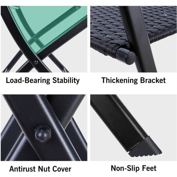 Square 2 - Person Outdoor Dining Set (Set of 2) - Image 5