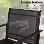 Square 2 - Person Outdoor Dining Set - Image 3