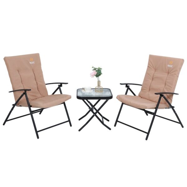 Square 2 - Person Outdoor Dining Set - Image 2