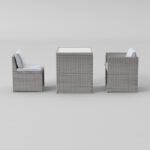 Square 2 - Person Outdoor Dining Set with Cushions - Image 5