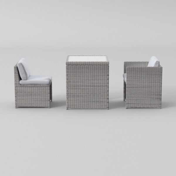 Square 2 - Person Outdoor Dining Set with Cushions - Image 5