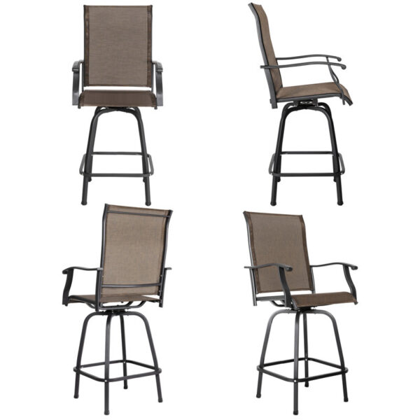 Square 4 - Person Outdoor Dining Set - Image 3