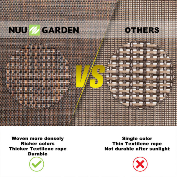 Square 4 - Person Outdoor Dining Set - Image 7