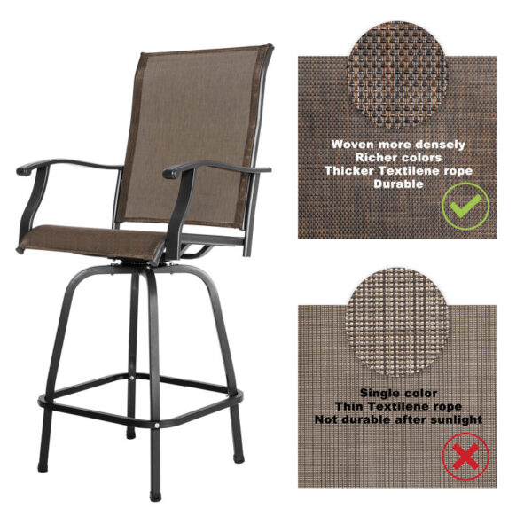 Square 4 - Person Outdoor Dining Set - Image 8