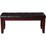 Stephentown Faux Leather Bench - Image 2