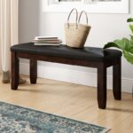 Stephentown Faux Leather Bench