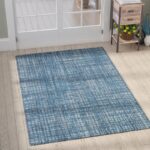 Steppe Navy Blue Indoor/Outdoor Rug
