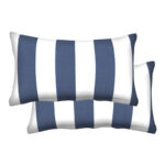 Striped Indoor/Outdoor Throw Pillow (Set of 2)