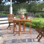 Suki Eucalyptus Fliptop Outdoor Dining Table - Image 2