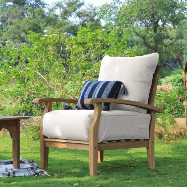 Summerton Teak Patio Chair with Cushions - Image 4