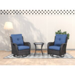 Sunseri 3-Piece PE Wicker Seating Group with Cushions - Image 5