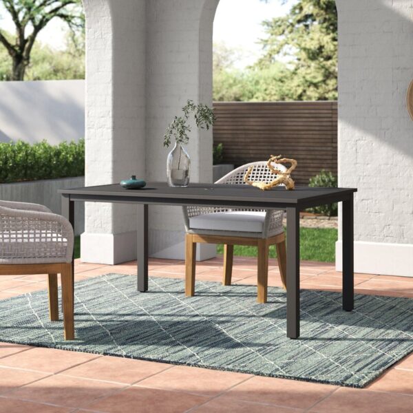 Talum Metal Outdoor Dining Table - Image 2