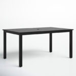 Talum Metal Outdoor Dining Table - Image 3
