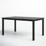 Talum Metal Outdoor Dining Table - Image 4
