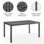 Talum Metal Outdoor Dining Table - Image 8