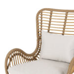 Tapscott Wicker Patio Chair with Cushions (Set of 2) - Image 3