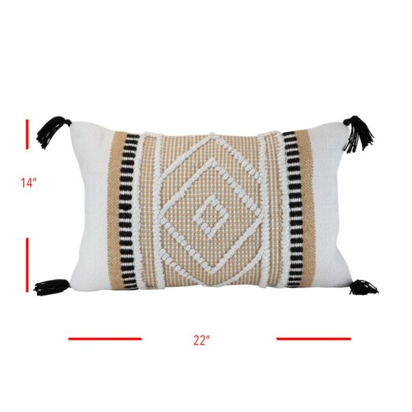 Tassels Indoor/Outdoor Throw Pillow - Image 5