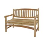 Teak Outdoor Bench - Image 6