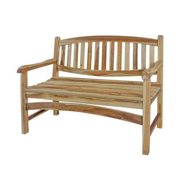 Teak Outdoor Bench - Image 6
